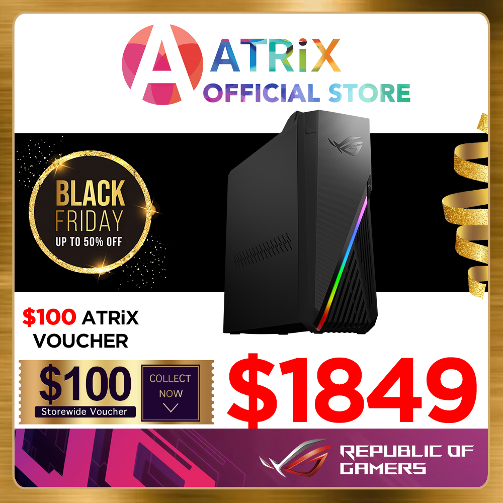 【MS Office|【Express Delivery】ROG Strix GT15 | G15CF-RTX3060W | Intel Core i5-12400F | NVIDIA GeForce RTX 3060 | 16GB DDR4 | 1TB SSD | Win11 Home | 3Yrs Onsite Warranty