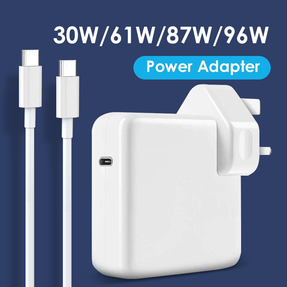 NORTHJO 30W 61W 87W 96W USB C PD Charger Power Adapter Type C Laptop Charger and Charge Cable for New MacBook Air Pro 12 13 15 16 inch - US / UK / EU Plug