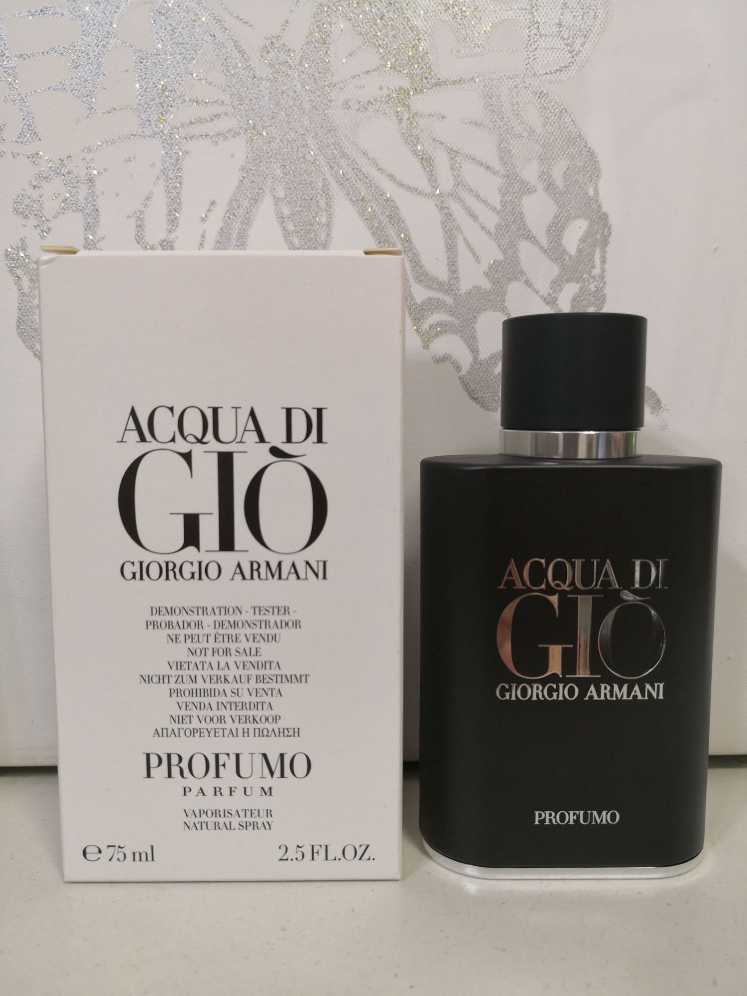 Giorgio Armani Acqua Di Gio Profumo Parfum sp 75ml TESTER Packaging