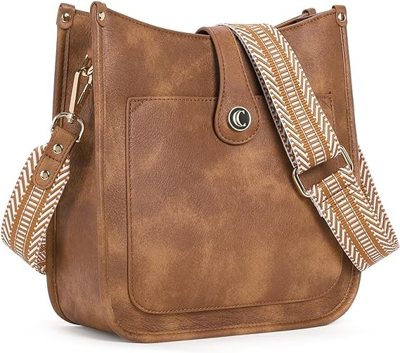 CLUCI Crossbody Bags For Women Trendy Vegan Leather Purses For Women Shoulder Bag with Two Strap