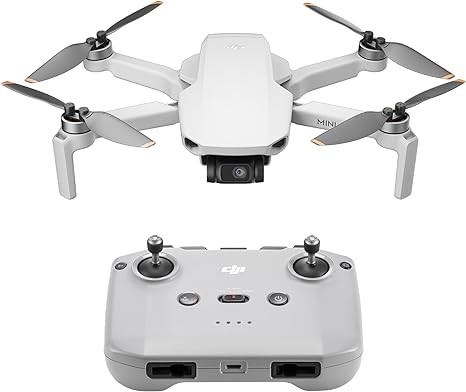 DJI Mini 4K, Drone with 4K UHD Camera for Adults, Under 249 g, 3-Axis Gimbal Stabilization, 10km Video Transmission, Auto Return, Wind Resistance, 1 Battery for 31-Min Max Flight Time