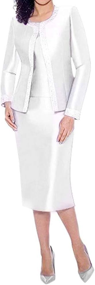 Women Church Suits Special Occasion Dress Wedding Party Formal Church Clothes for Mother Gifts