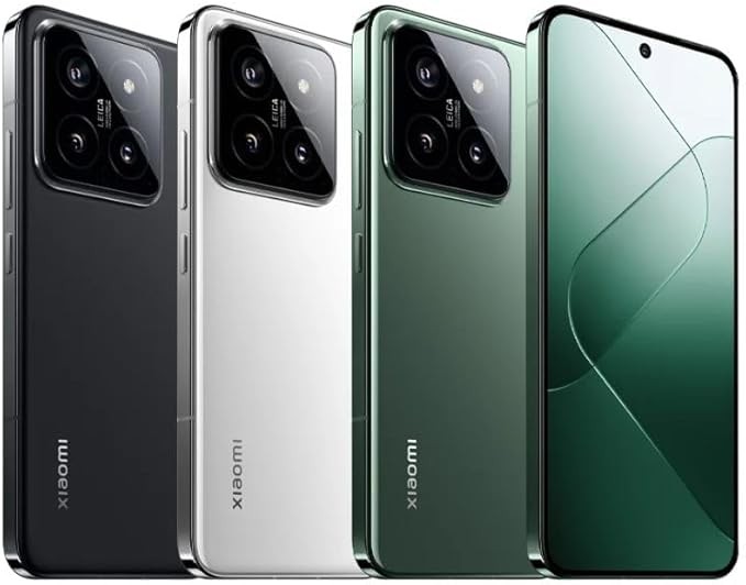 Xiaomi 14 5G + 4G LTE (512GB + 12GB) (UK Plug) Global ROM Unlocked Worldwide(Tmobile Mint Tello & Global) 50MP Triple Pro Leica Camera 6.36" 144Mhz + (Bundle Fast 51w Car Charger) (Jade Green)