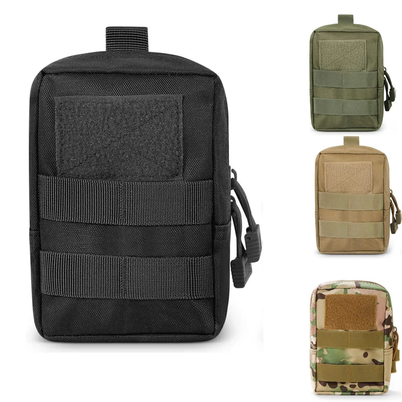 Tactical Molle Pouch Military Waist Fanny Pack Mobile Phone Pouch Multi-Purpose Utility Tool Pouch Outdoor Hunting Accessories