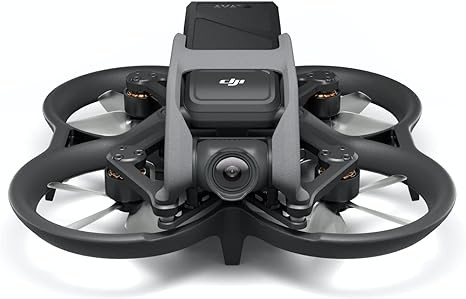 DJI Avata, First-Person View Drone with 4K Stabilized Video, Super-Wide 155° FOV, Built-in Propeller Guard, HD Low-Latency Transmission, Black, FAA Remote ID Compliant